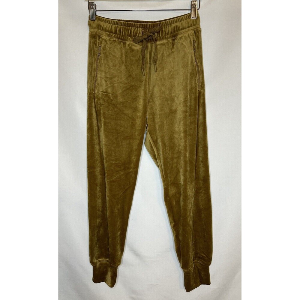 OFFLINE BY AERIE Gold After Party‎ Velour Jogger Pants SIZE SMALL SHORT NWT